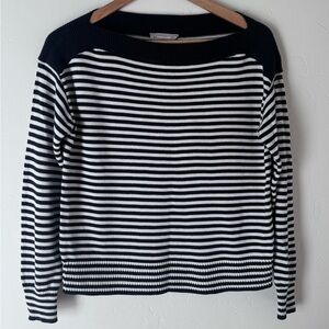 Everlane stripped pullover sweater